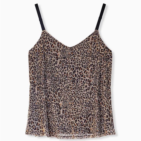 Torrid Leopard Lurex Swing Cami - Picture 1 of 6
